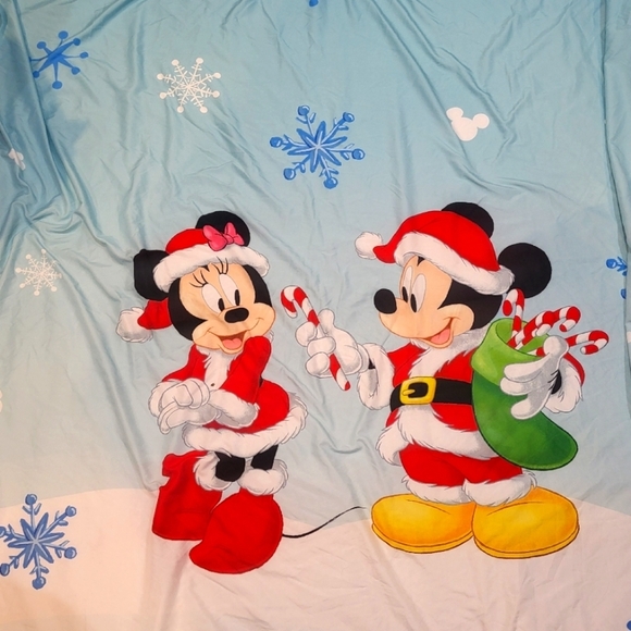 GUC Twin Mickey and Minnie Sherpa fleece duvet cover 62.5" x 85" - Picture 1 of 4